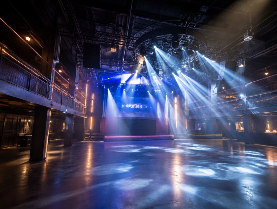 AI illustration of an empty club
